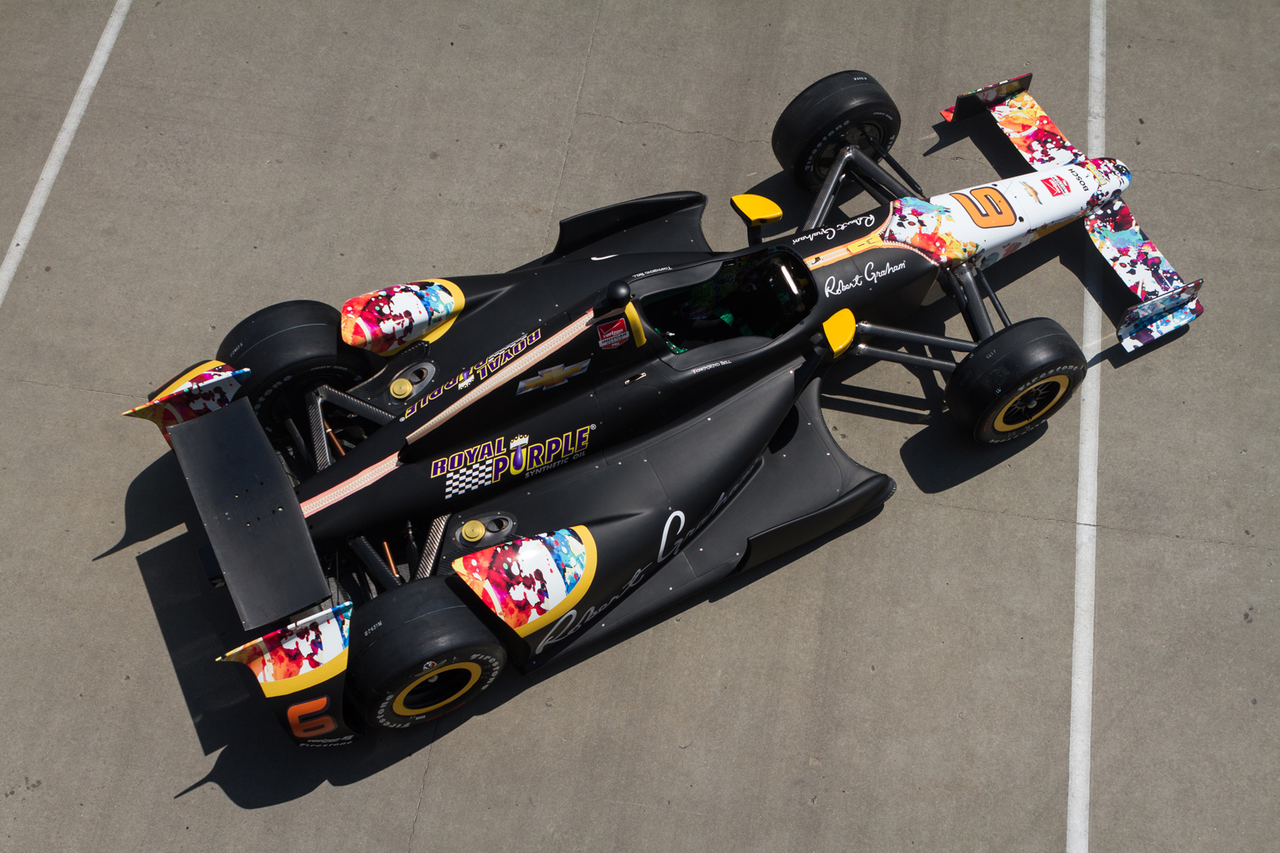 Royal Purple returns to the Indianapolis 500 with its sponsored No. 6 KV Racing Technology Chevrolet