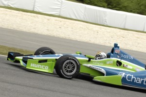 Oriol Servia IndyCar practice